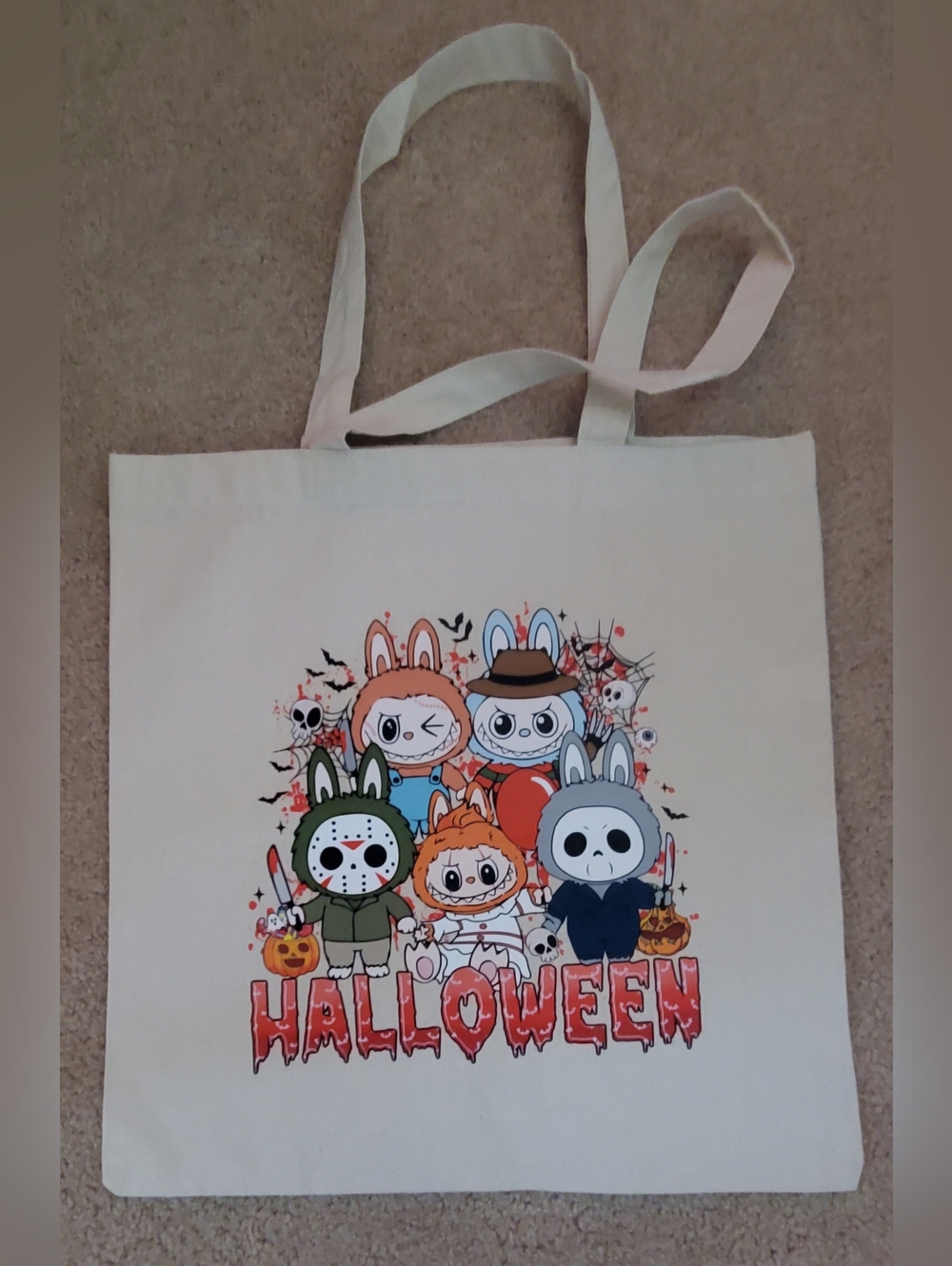Halloween Tote — Cute Horror Characters